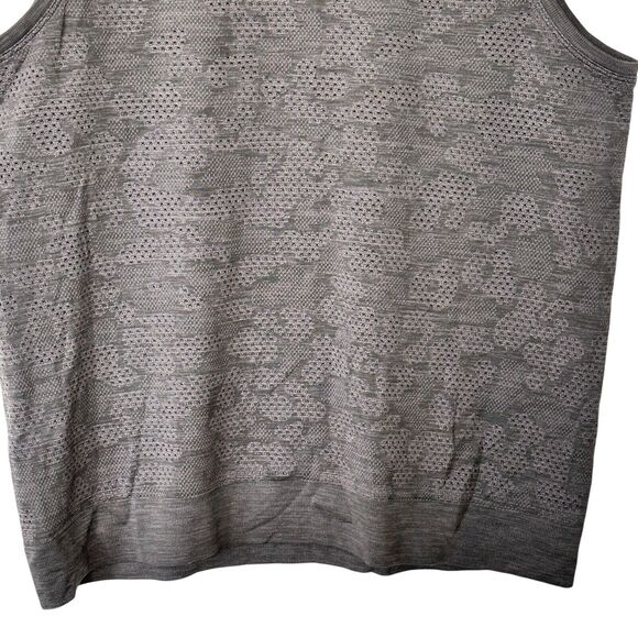 Lululemon Breeze By Muscle Tank Polar Spots Titanium sleeveless gray Size 10 - Picture 6 of 9